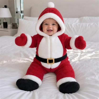 Santa Plush Baby Onsie